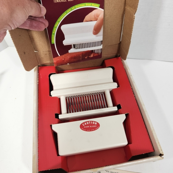 Vtg jaccard chef prep meat tenderizer chef cooking tool 16 blades kitchen tool - Picture 7 of 12